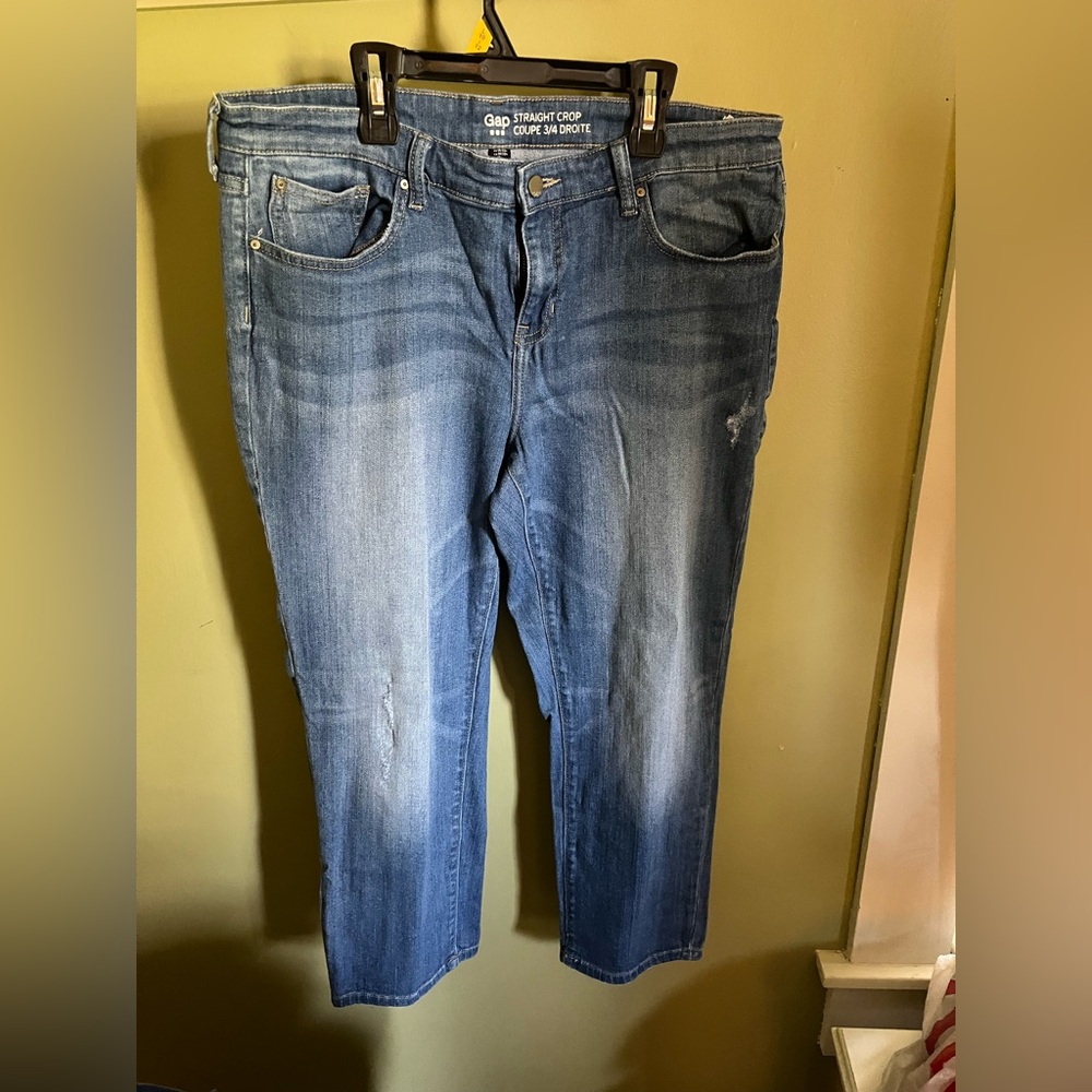 GAP Straight Crop Jeans